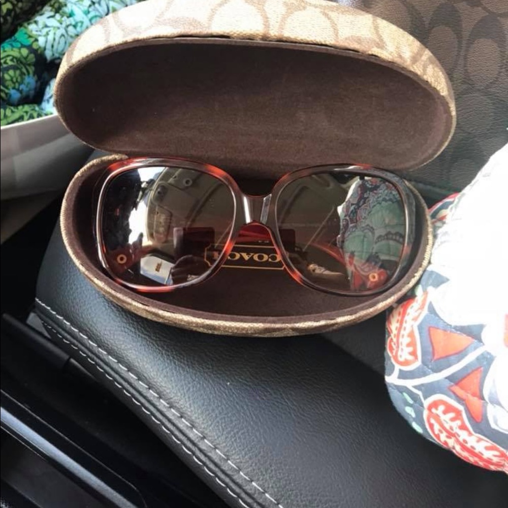 Coach sunglasses with case